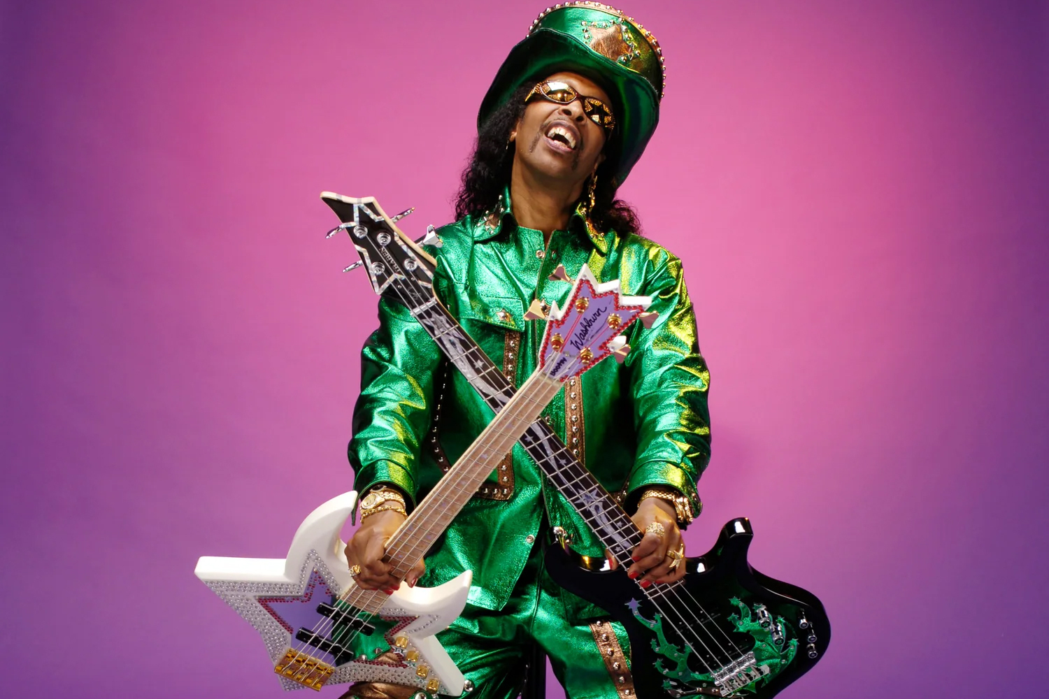 Legend And King Of Funk Bootsy Collins Signs Nil Name Image And