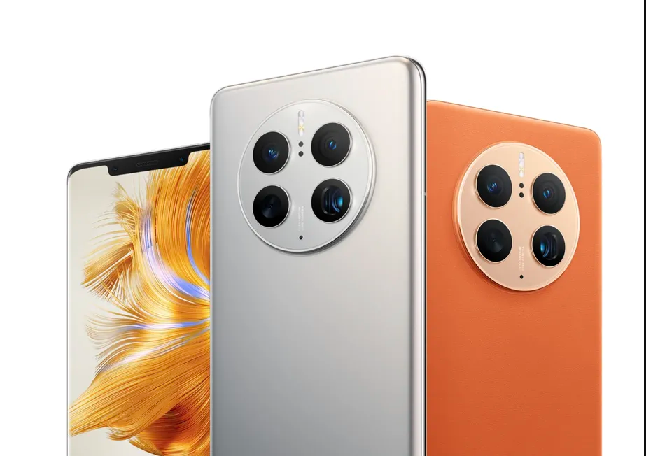 The Huawei Mate 50 Pro comes in a lovely orange color, in addition to black and silver. Image: Huawei