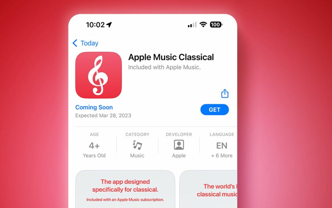 The Apple Music Classical Streaming App Is Officially Released