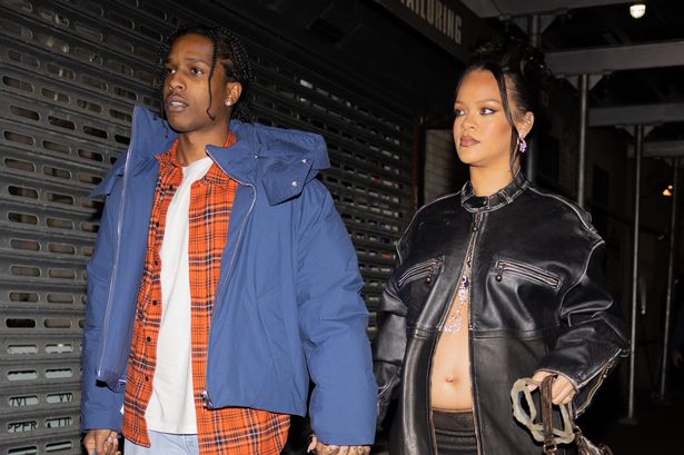 Pregnant Rihanna Dresses In All-Leather For A Date Night With A$AP Rocky