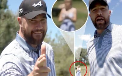 Fans Spot Taylor Swift Cheering For Travis Kelce At The Las Vegas Golf Tournament—By The Way She Claps