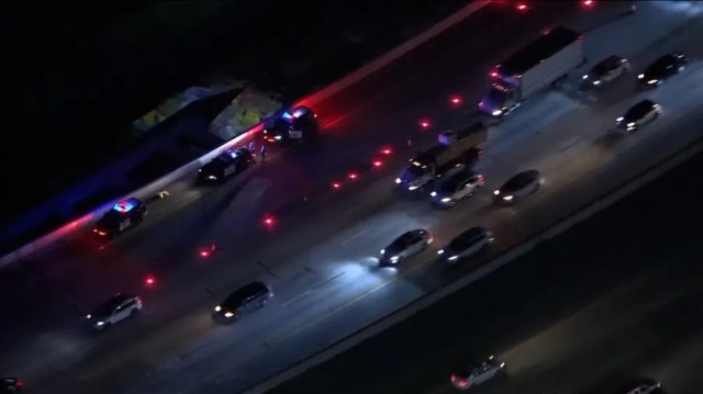 L.A. Police Chase Bloody-Face Woman Goes Wrong Way On Freeway, Slams Into Oncoming Traffic